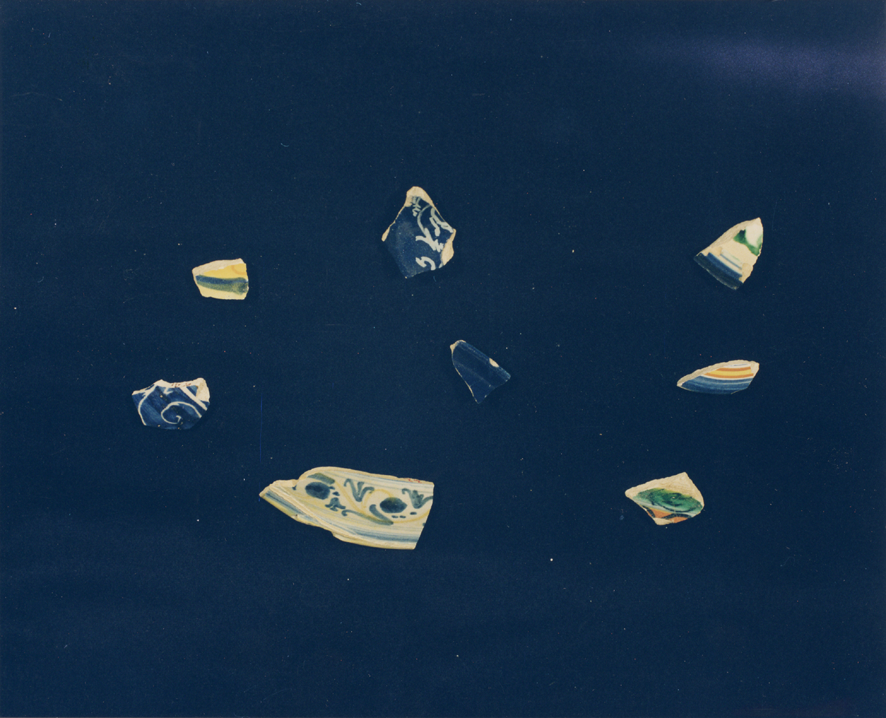 frammento - manifattura di Castelli (sec. XVI, sec. XVII)