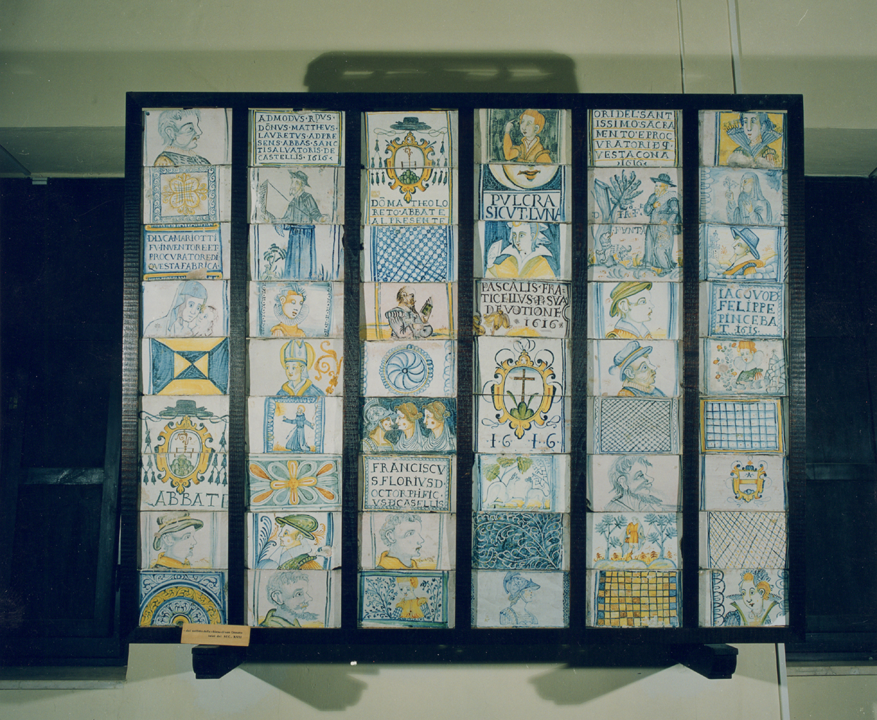 mattonella - manifattura di Castelli (sec. XVII)