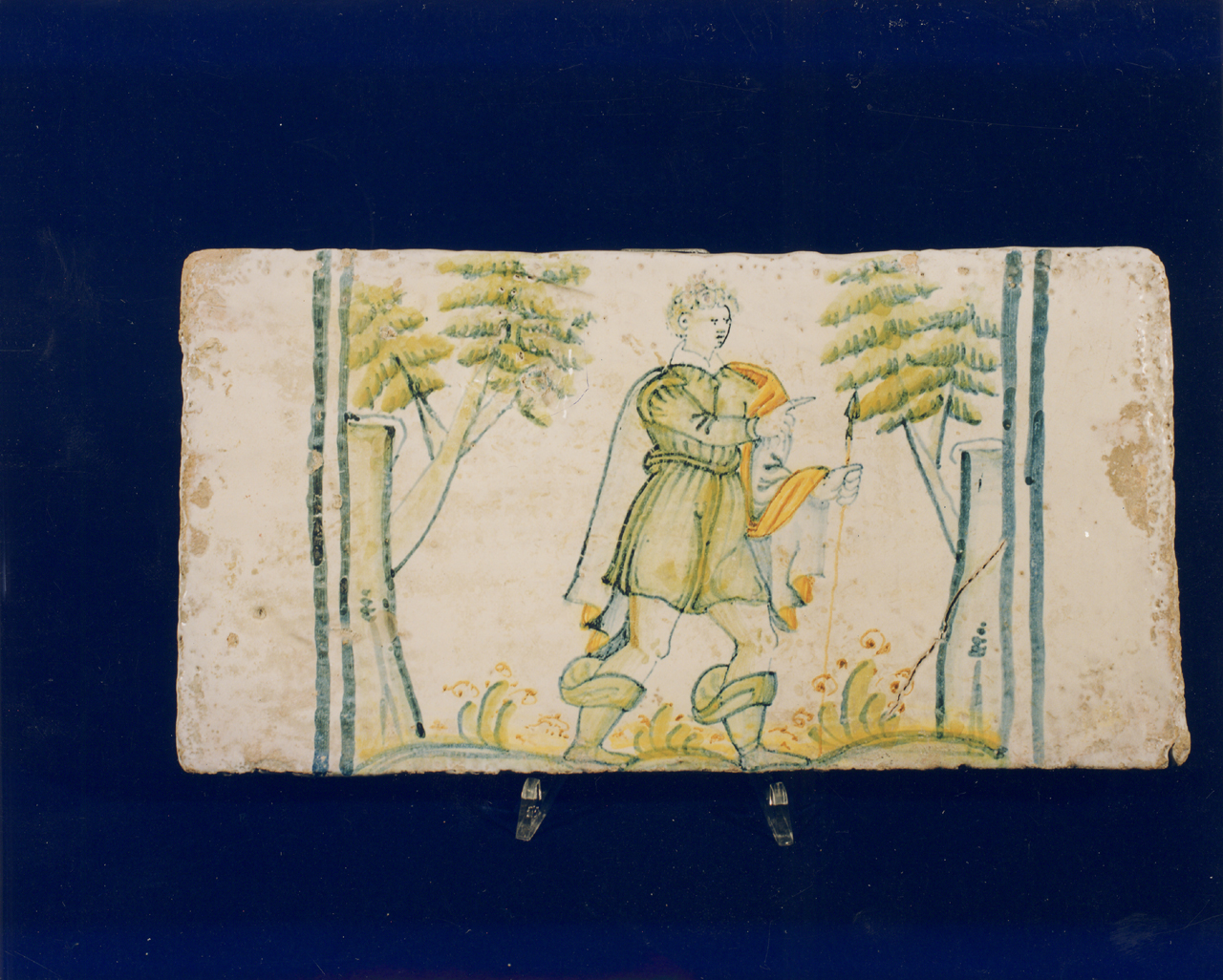 mattonella - manifattura di Castelli (sec. XVII)