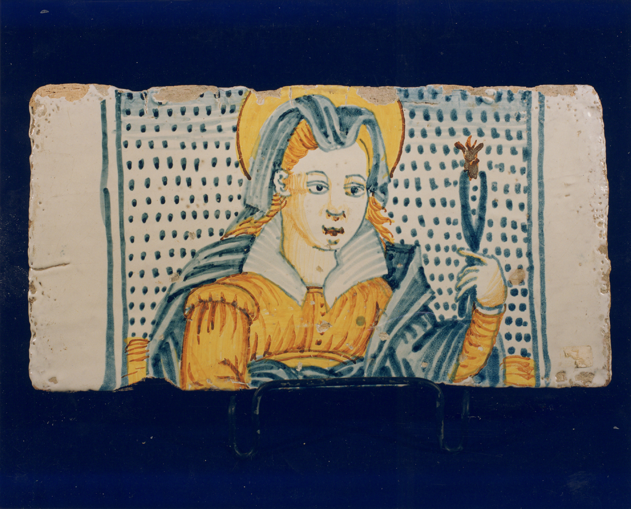 mattonella - manifattura di Castelli (sec. XVII)