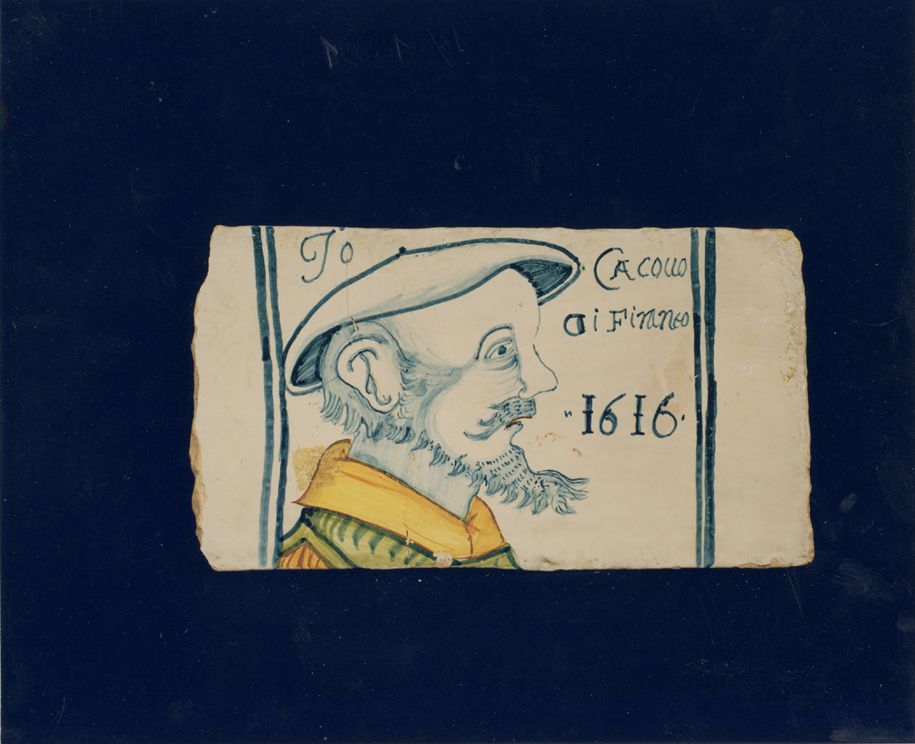 mattonella - manifattura di Castelli (sec. XVII)