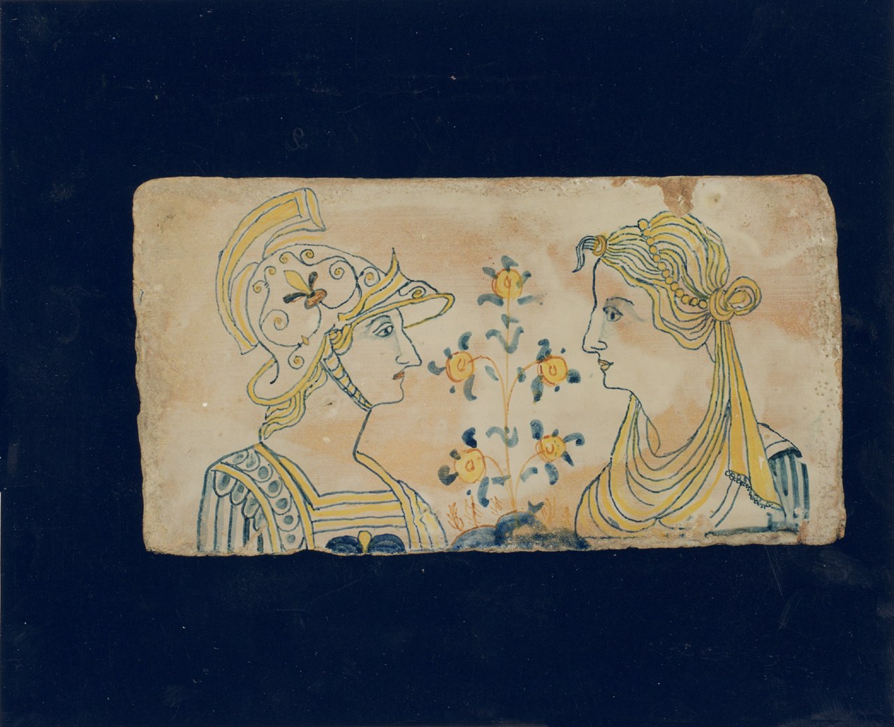 mattonella - manifattura di Castelli (sec. XVII)