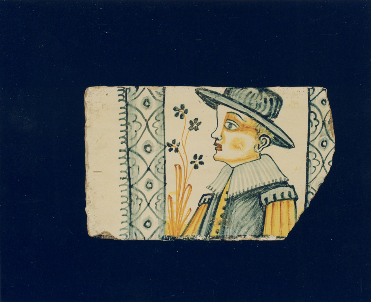 mattonella - manifattura di Castelli (sec. XVII)