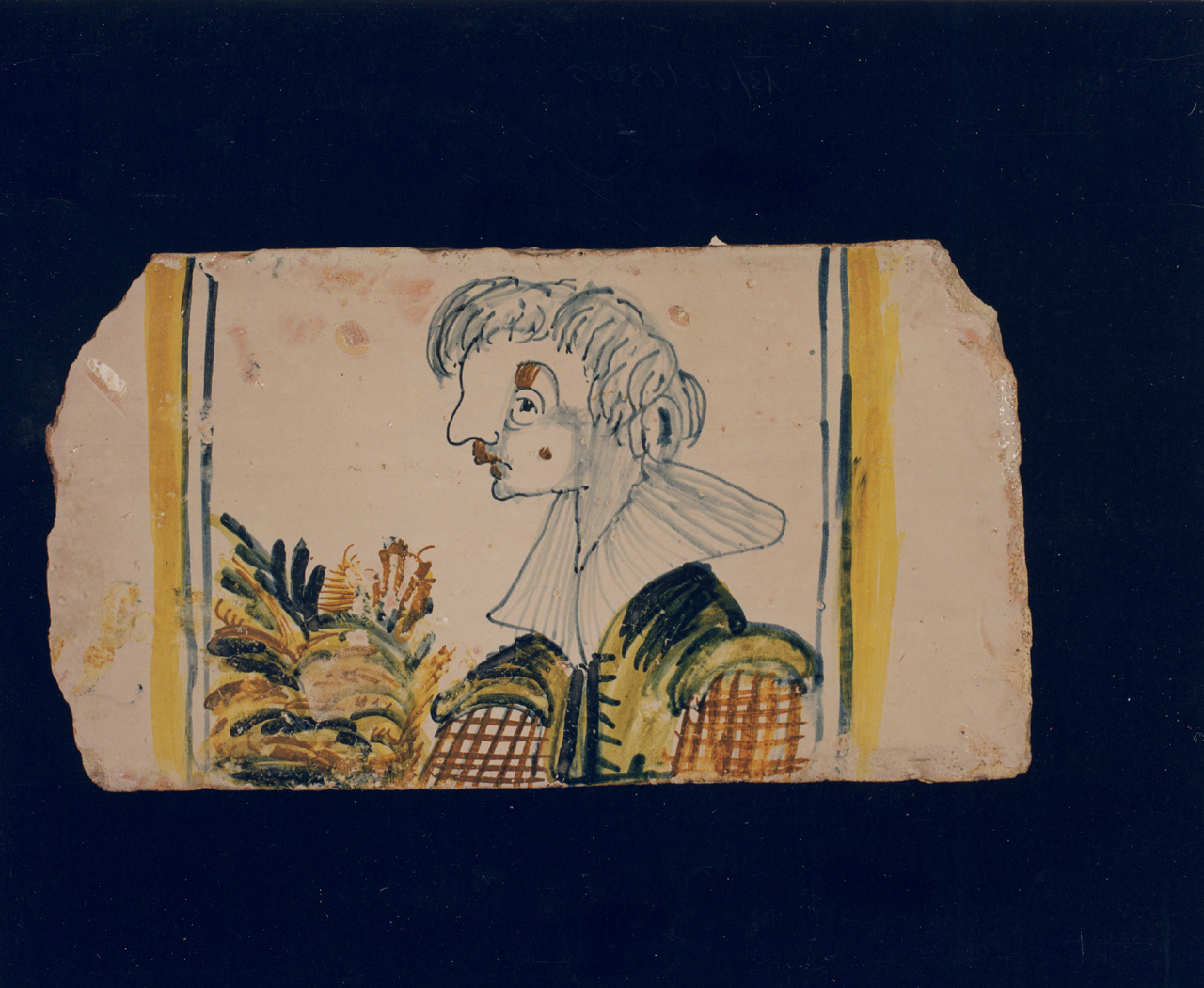 mattonella - manifattura di Castelli (sec. XVII)