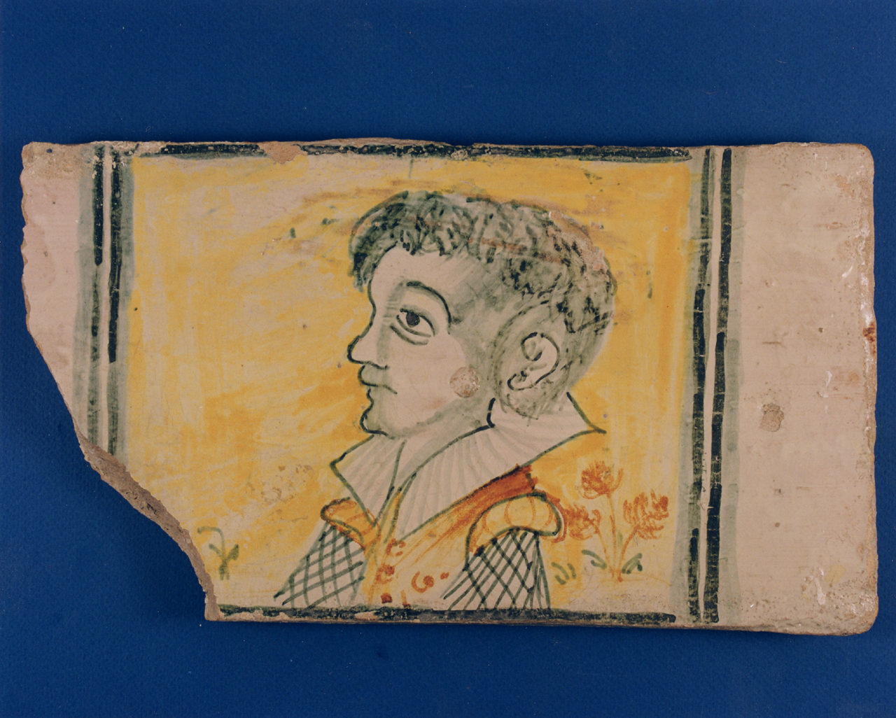 mattonella - manifattura di Castelli (sec. XVII)