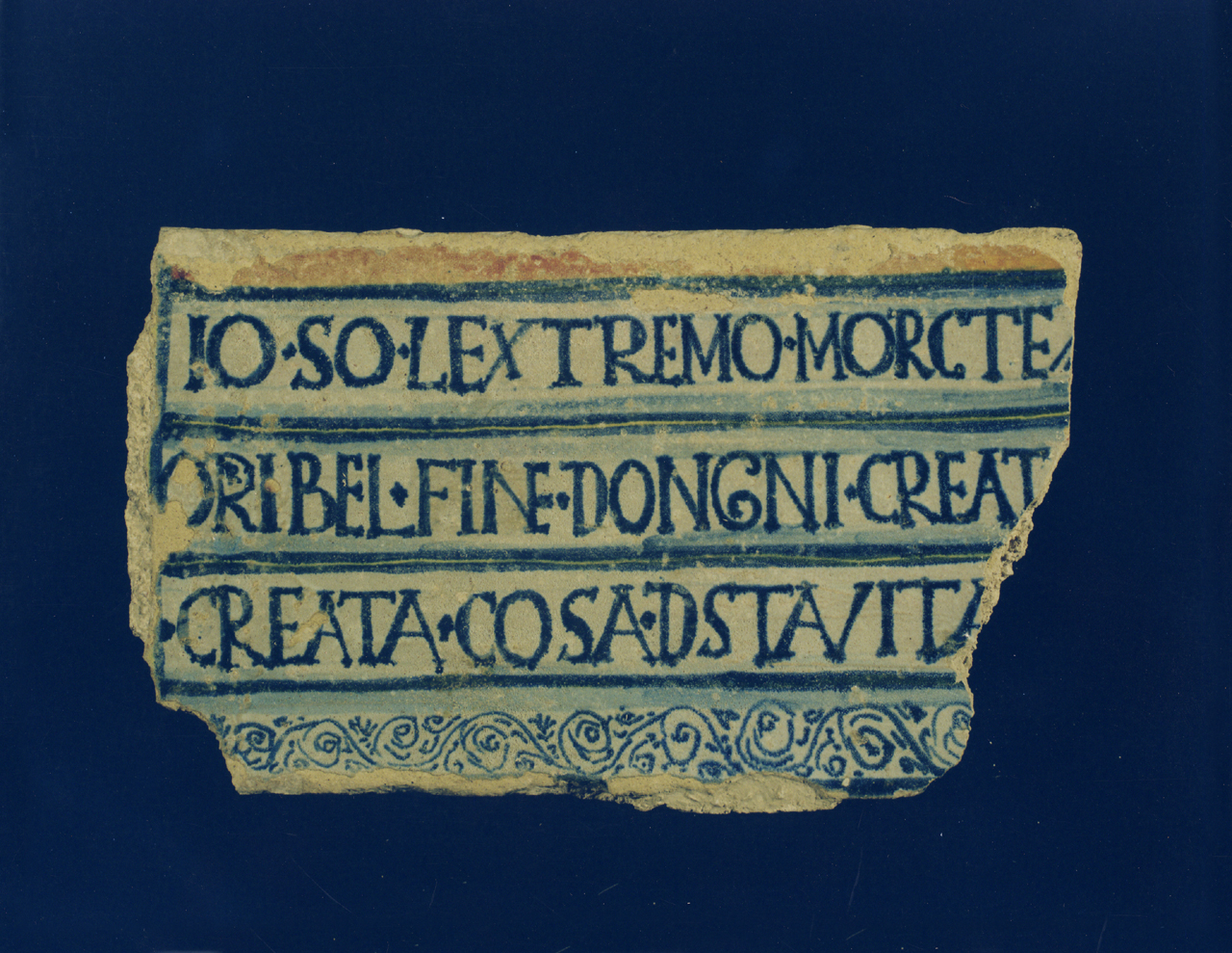 mattonella - manifattura di Castelli (sec. XVII)