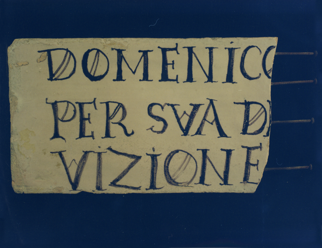 mattonella - manifattura di Castelli (sec. XVII)