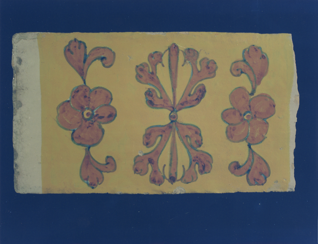 mattonella - manifattura di Castelli (sec. XVII)