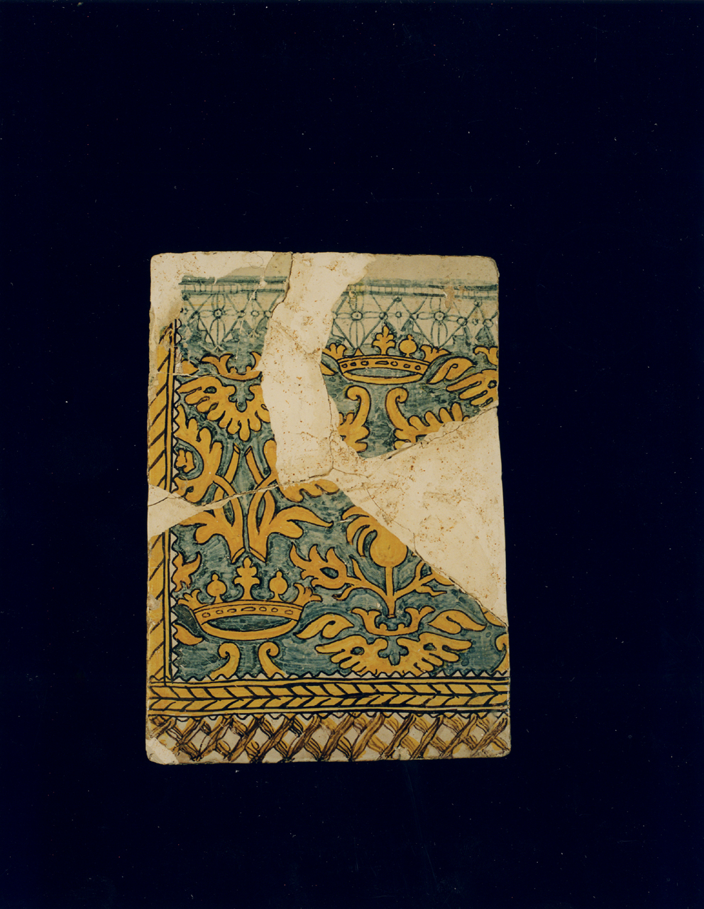 piastrella - manifattura di Castelli (sec. XVII)