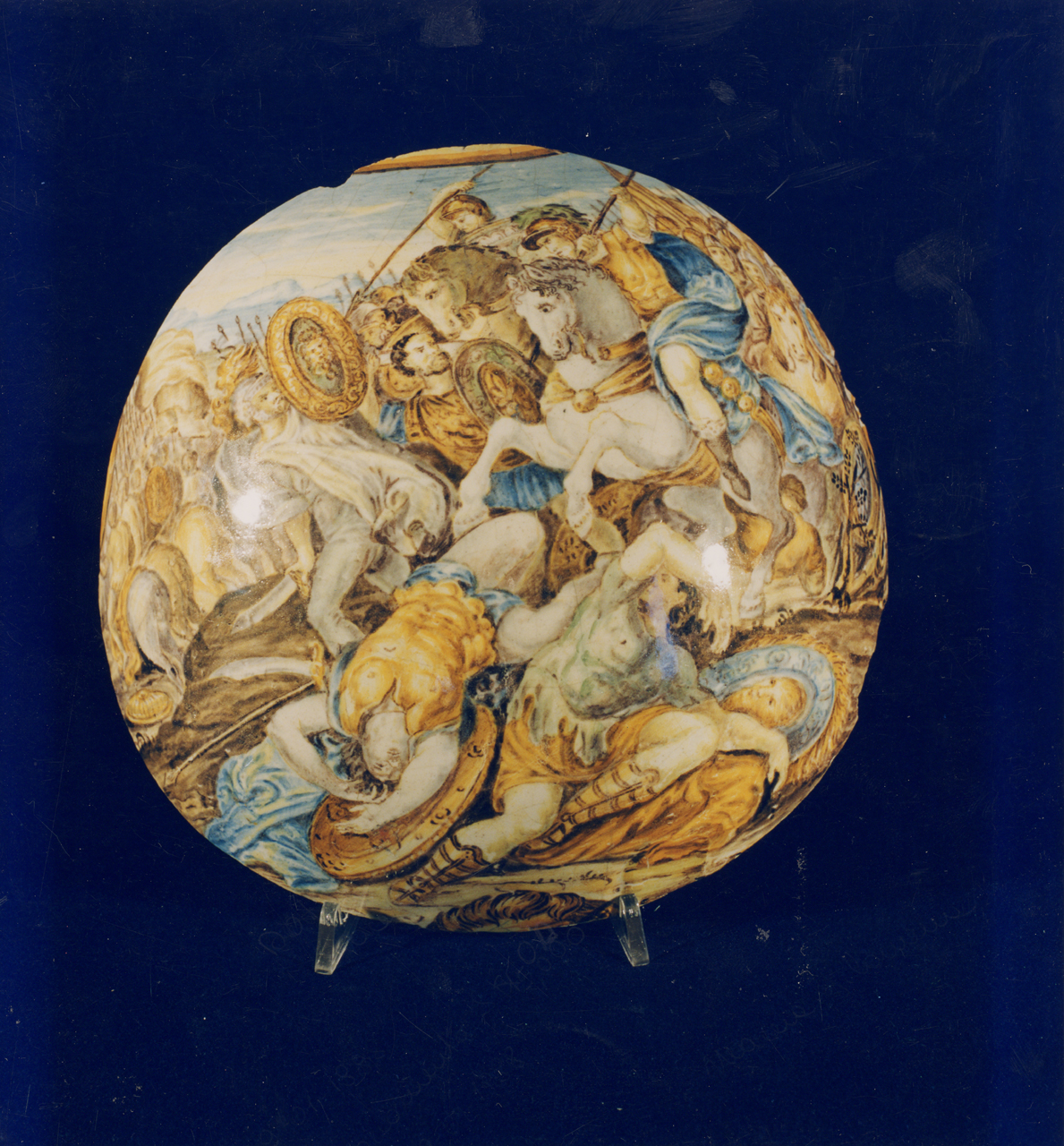 vaso, frammento - manifattura di Castelli (sec. XVII)