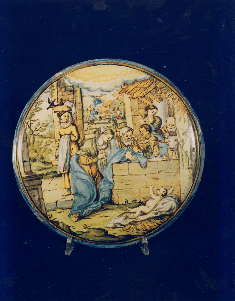 piatto - manifattura di Castelli (sec. XVIII)