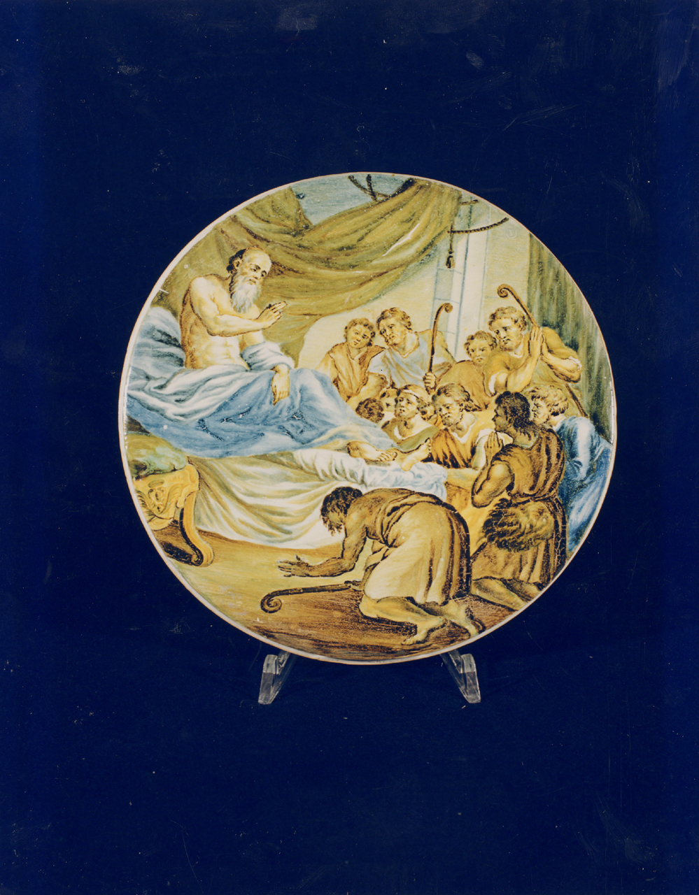 piatto - manifattura di Castelli (sec. XVIII)