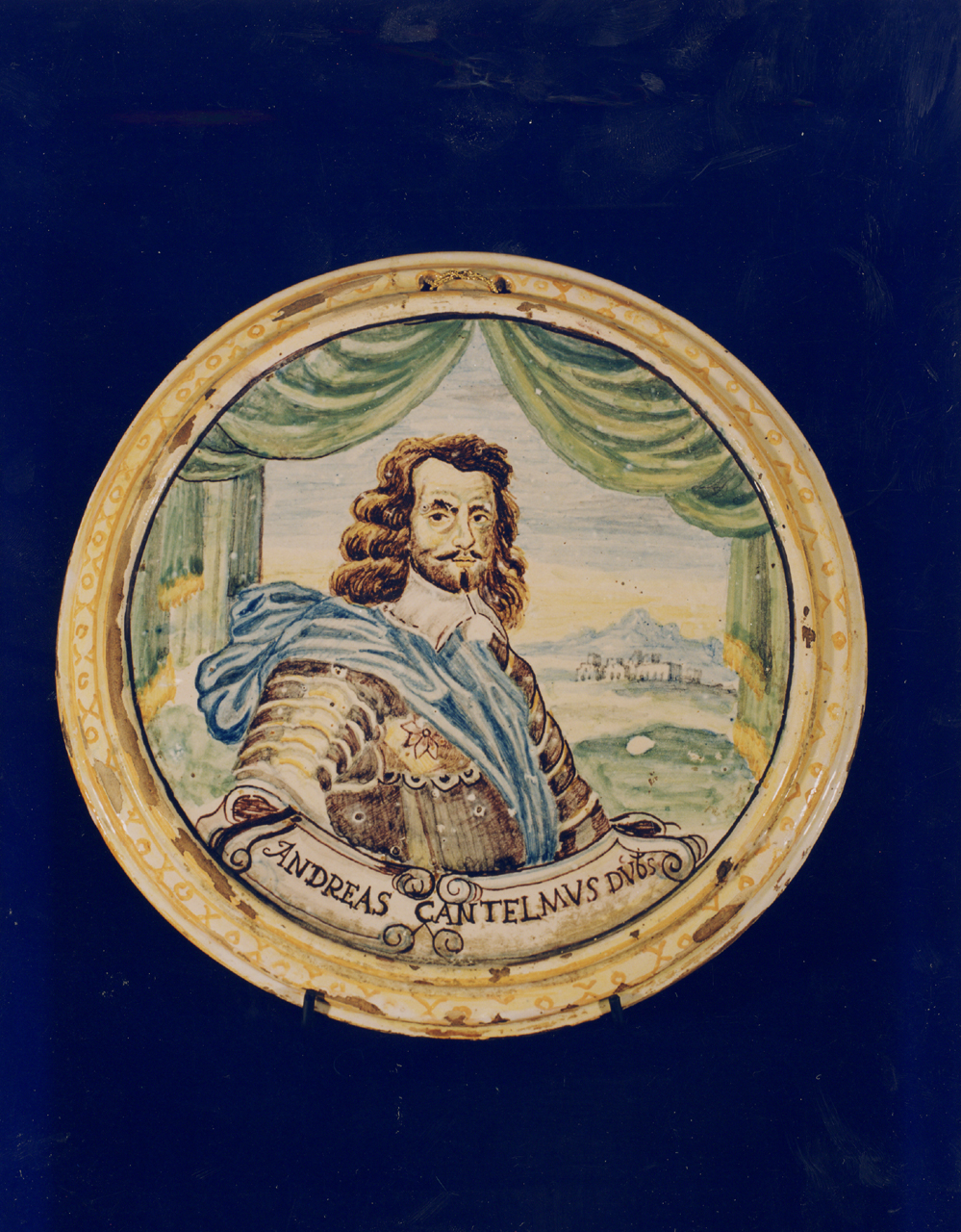 piatto - manifattura di Castelli (sec. XVII)