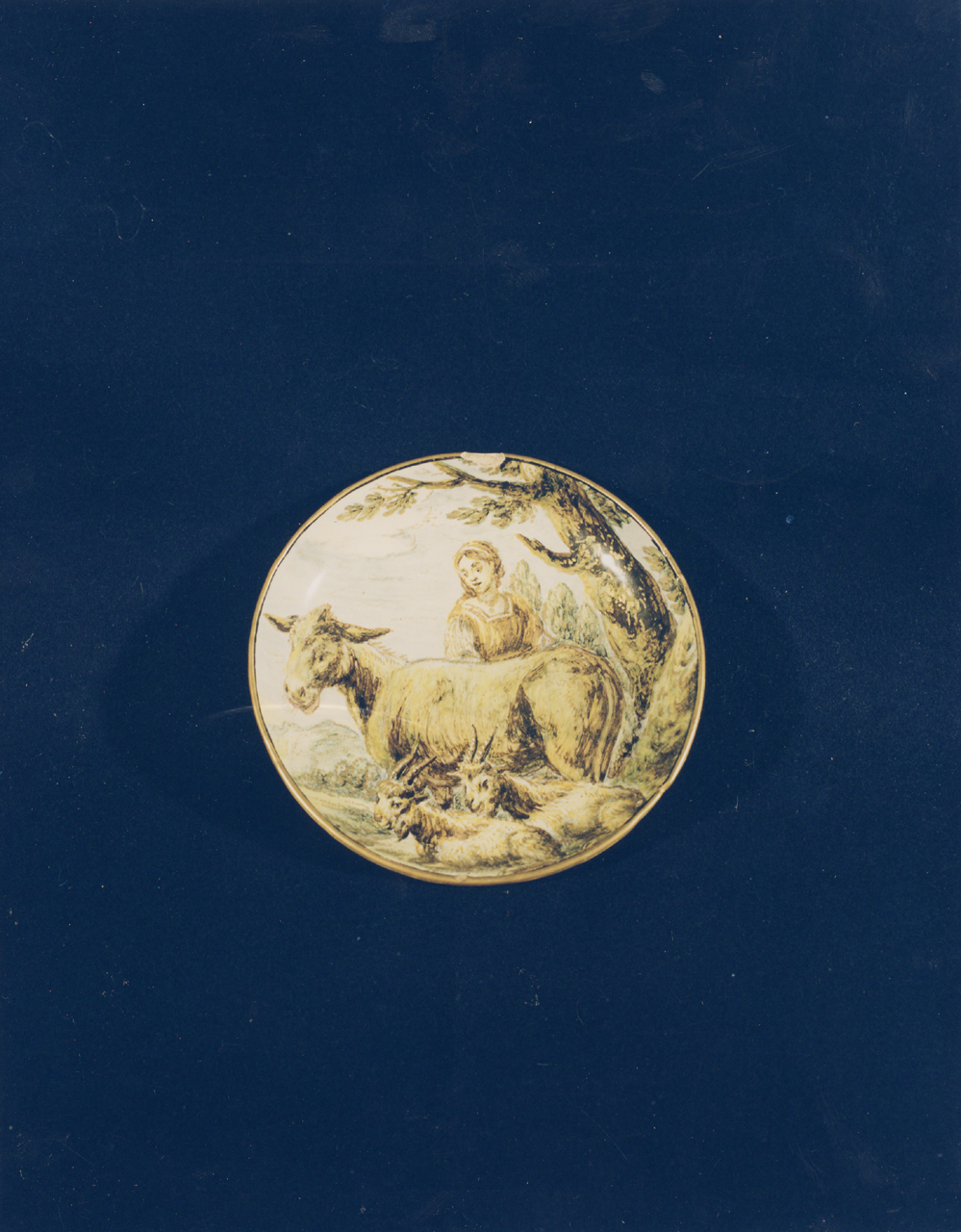 coppetta - manifattura di Castelli (sec. XVIII)