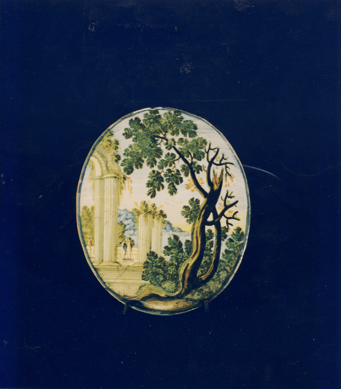 targa - manifattura di Castelli (sec. XVIII)