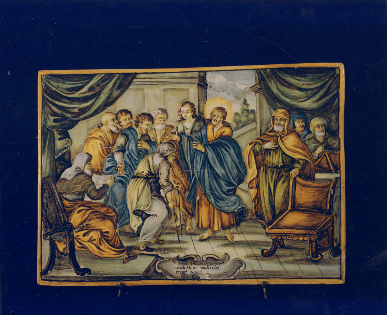 targa - manifattura di Castelli (sec. XVIII)