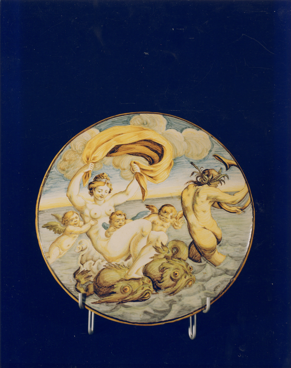 piatto - manifattura di Castelli (sec. XVIII)