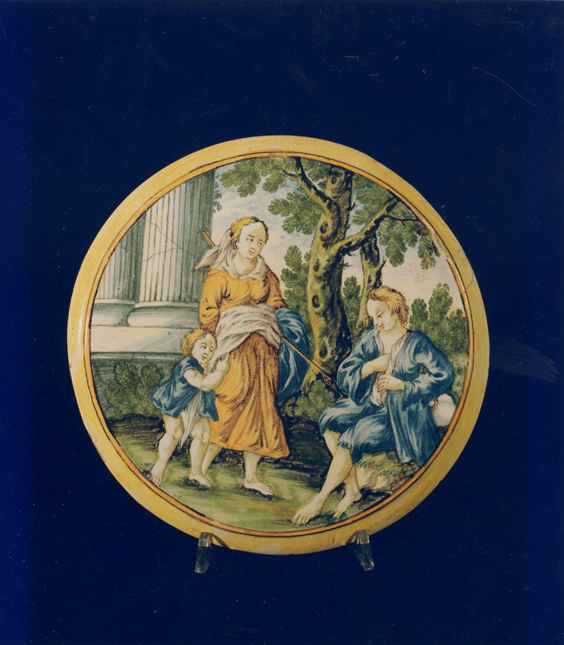 piatto - manifattura di Castelli (sec. XVIII)