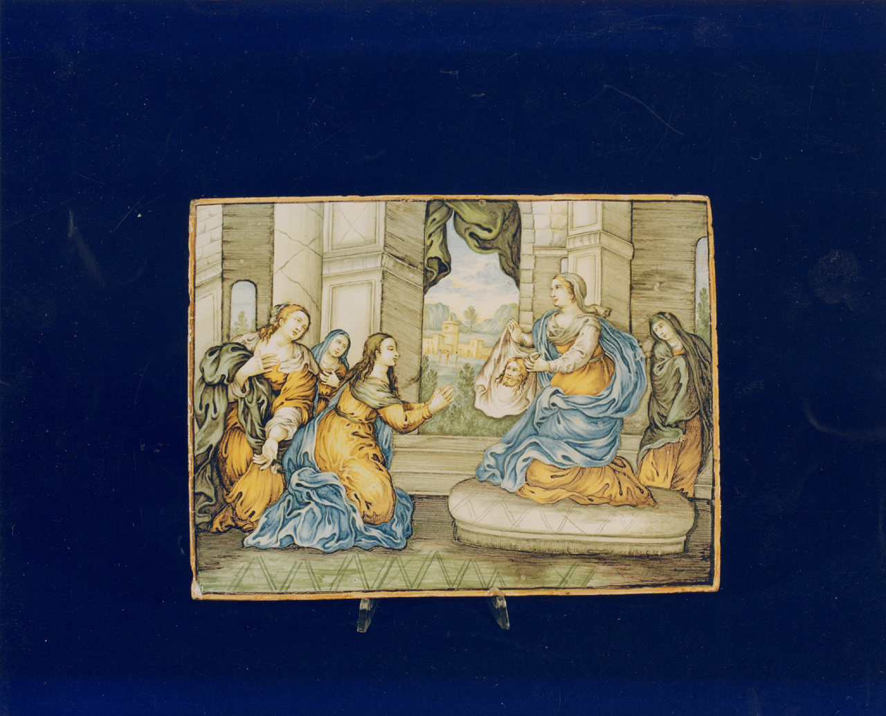 targa - manifattura di Castelli (sec. XVIII)