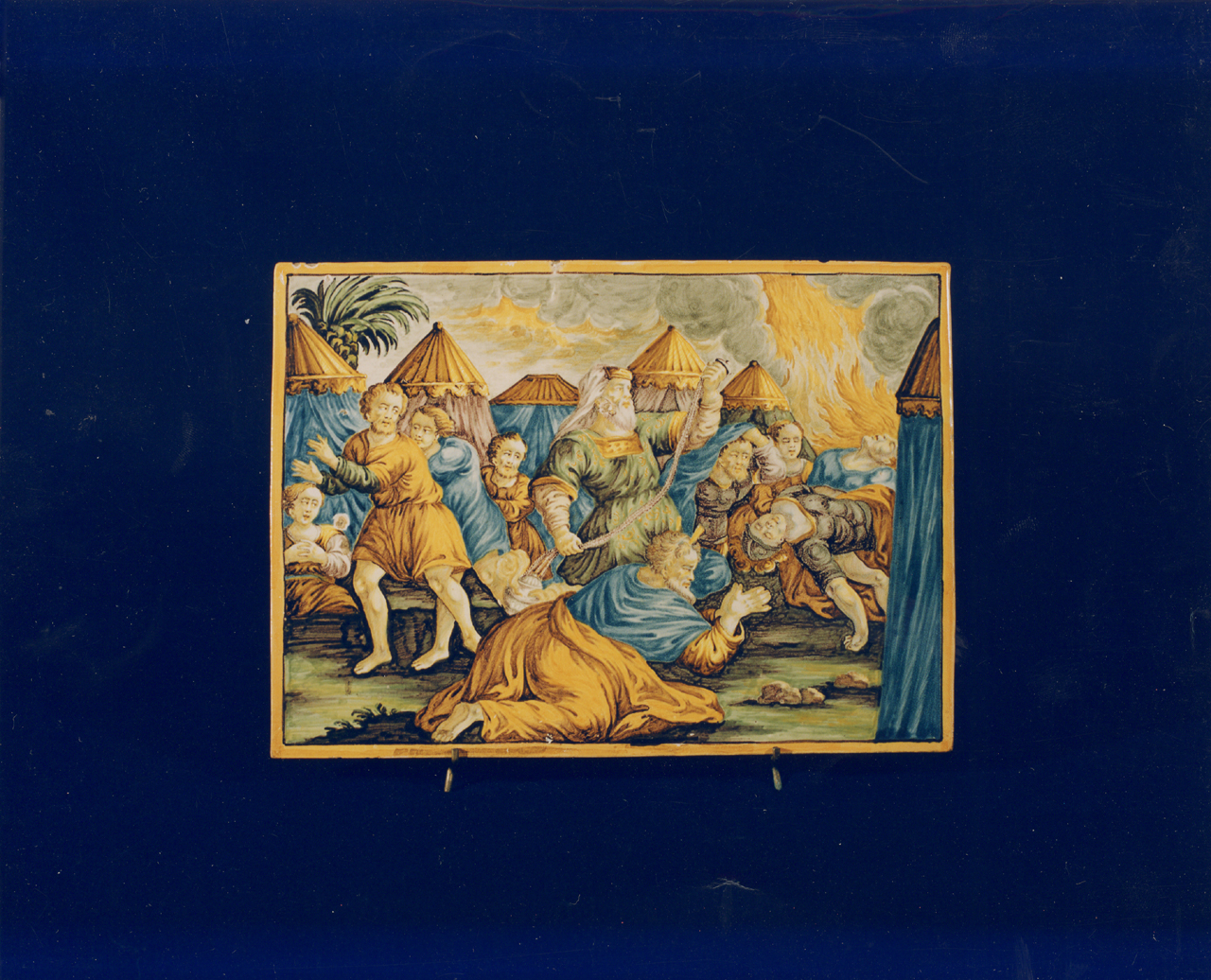 targa - manifattura di Castelli (sec. XVIII)