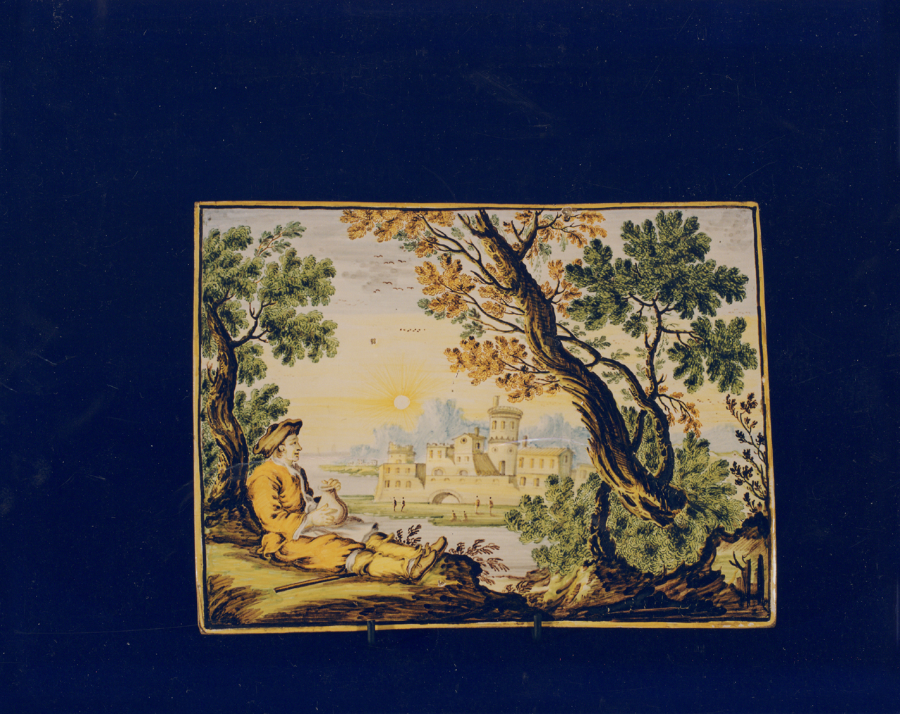 targa - manifattura di Castelli (sec. XVIII)