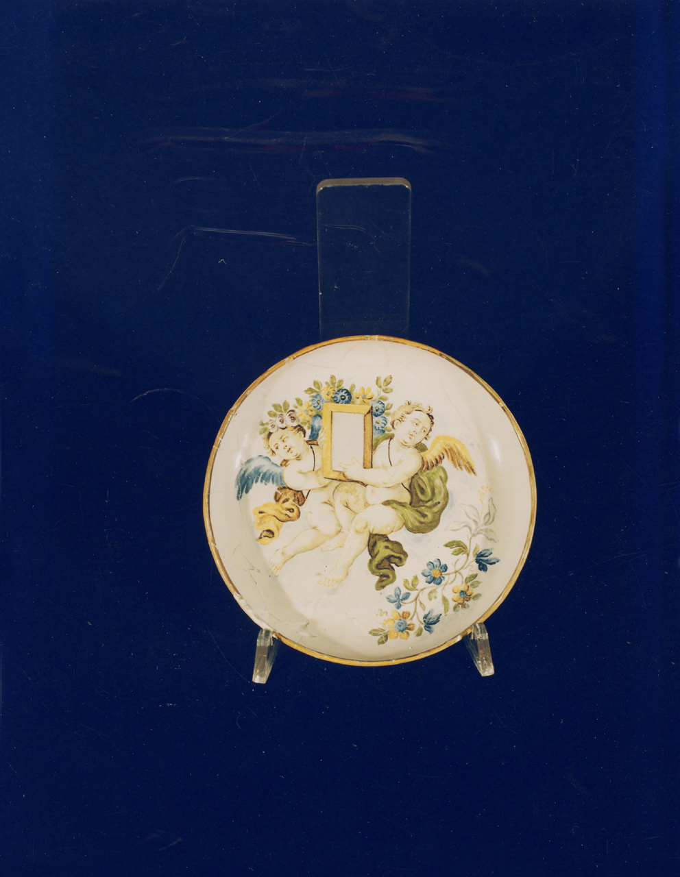 piattino - manifattura di Castelli (sec. XVIII)