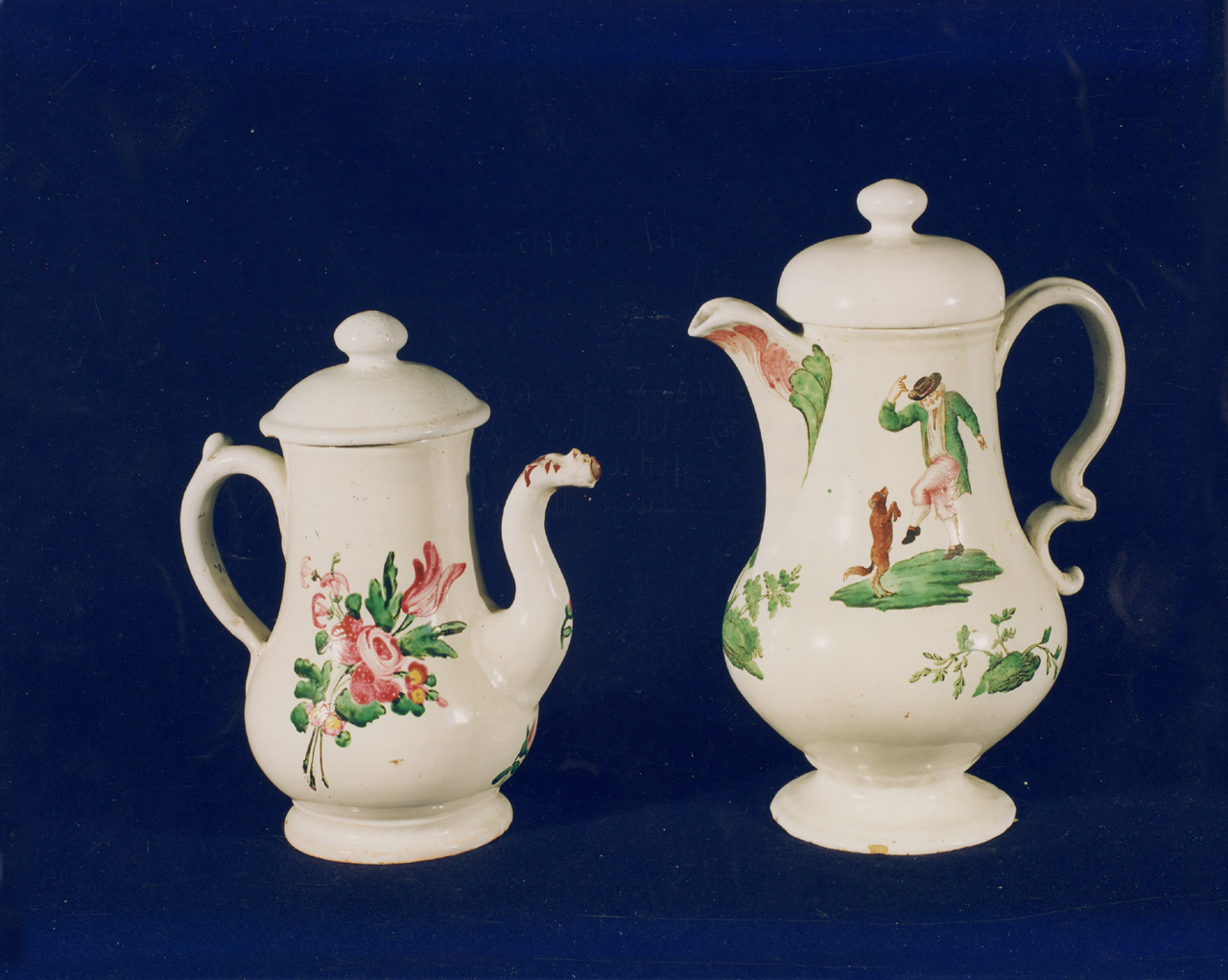 caffettiera - manifattura di Castelli (fine/inizio secc. XVIII/ XIX)