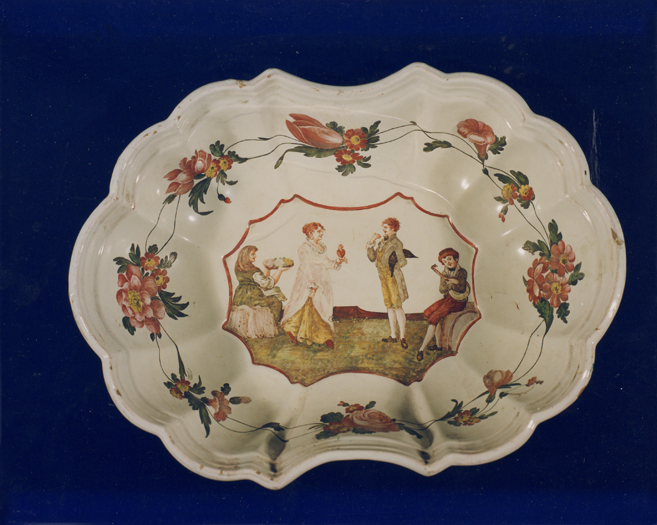 vassoio - manifattura di Castelli (sec. XIX)