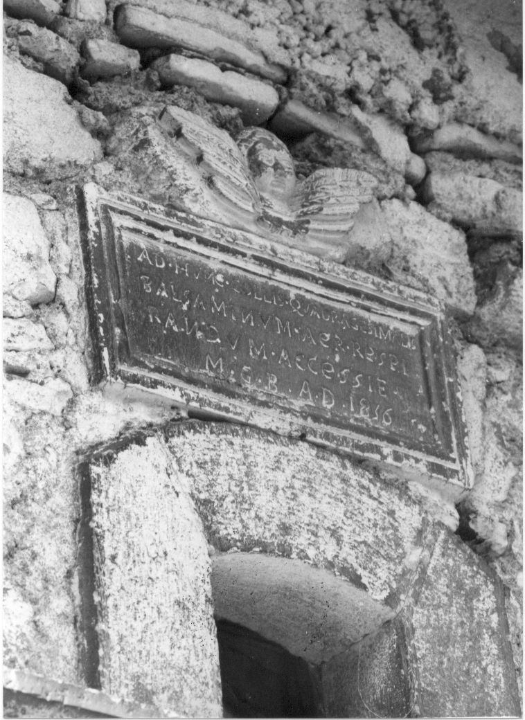 lastra, opera isolata - bottega abruzzese (sec. XIX)