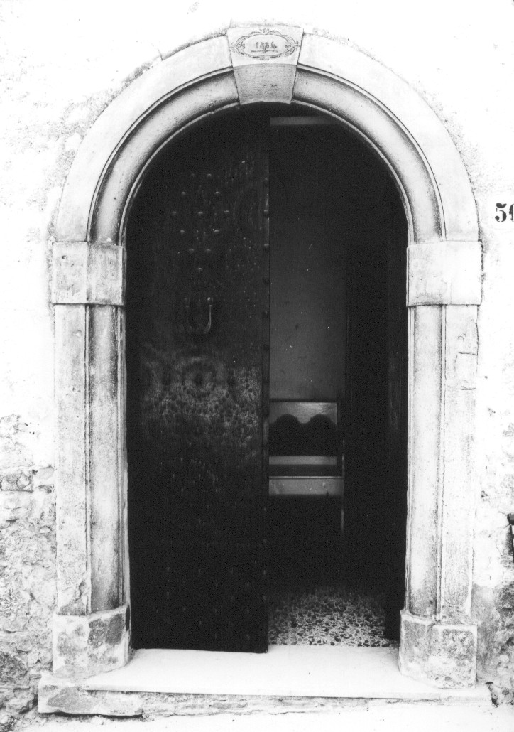 portale, opera isolata - bottega abruzzese (sec. XIX)