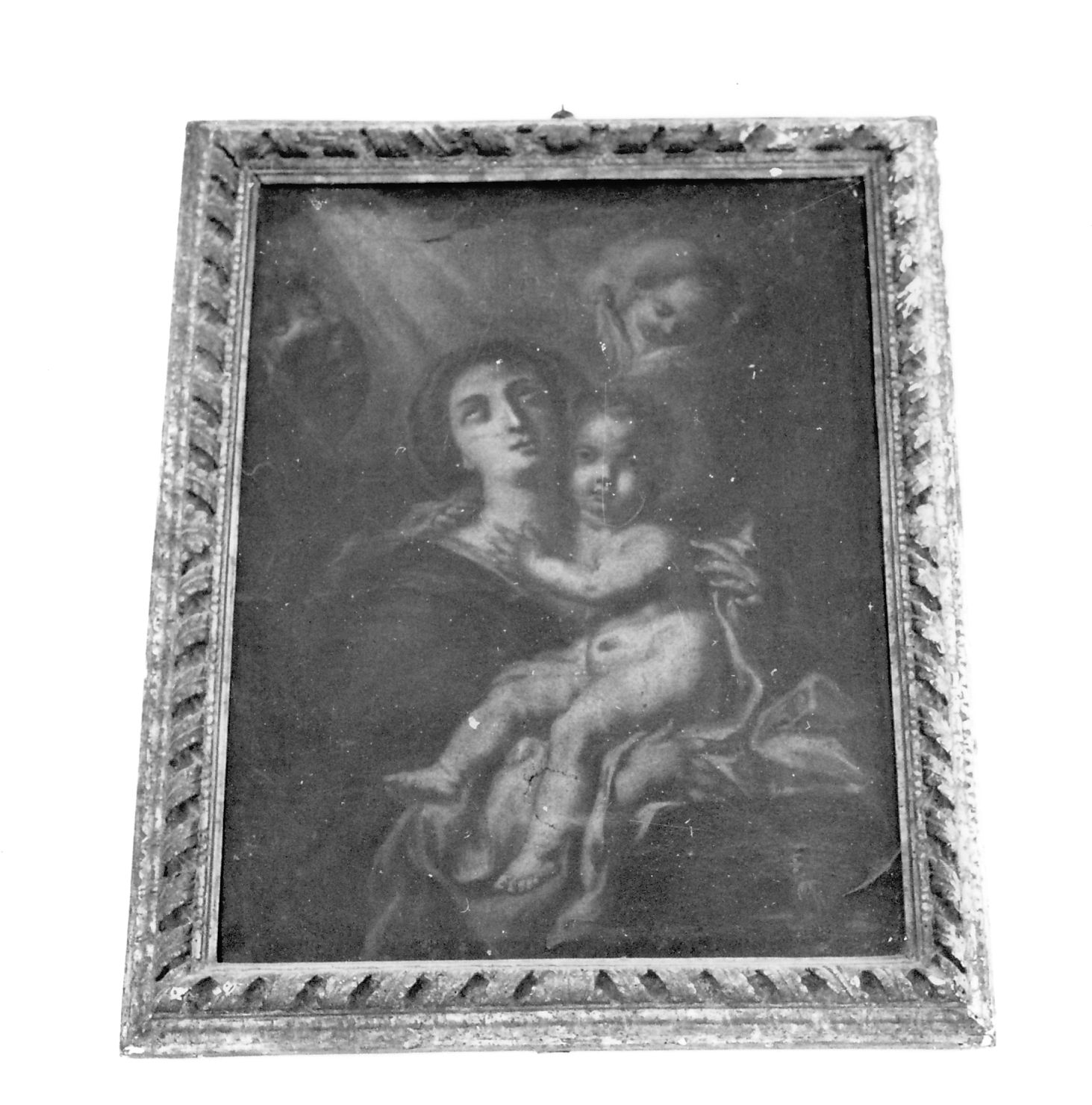 Madonna con Bambino (dipinto, opera isolata) - ambito abruzzese (sec. XVII)