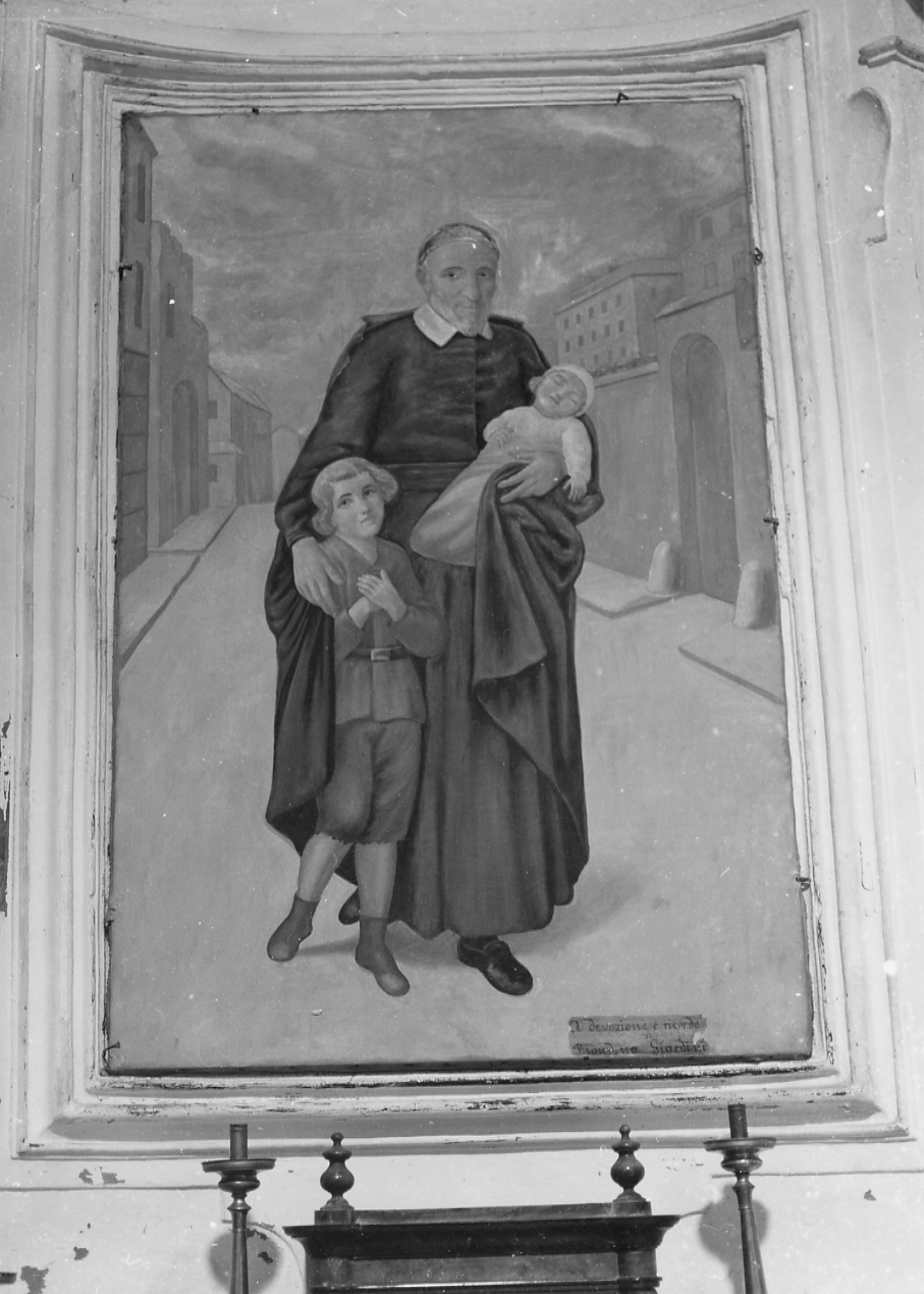 San Vincenzo dè Paoli (dipinto, opera isolata) - ambito abruzzese (sec. XIX)
