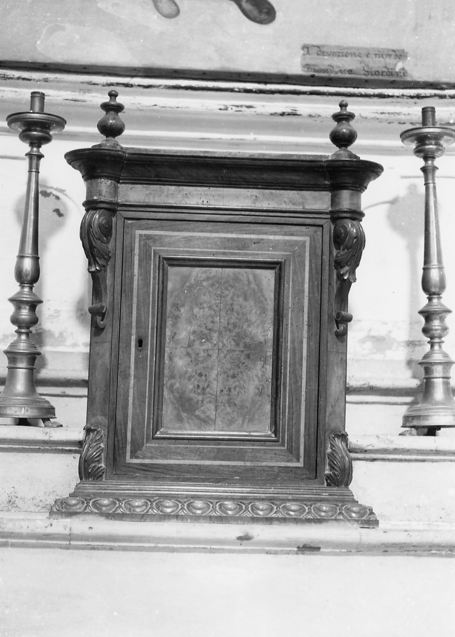 tabernacolo, opera isolata - bottega abruzzese (sec. XIX)