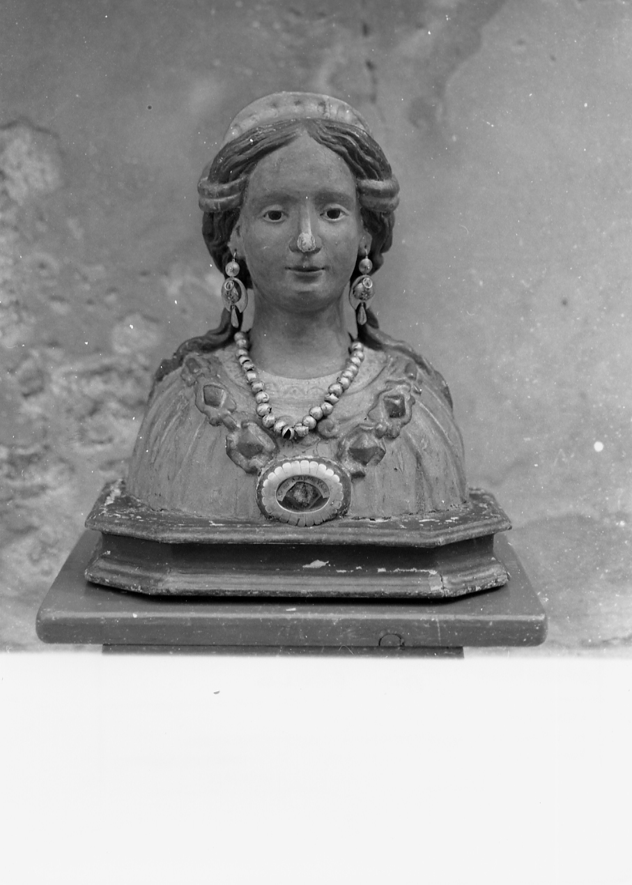 Sant'Agata (reliquiario - a busto, opera isolata) - bottega abruzzese (sec. XIX)