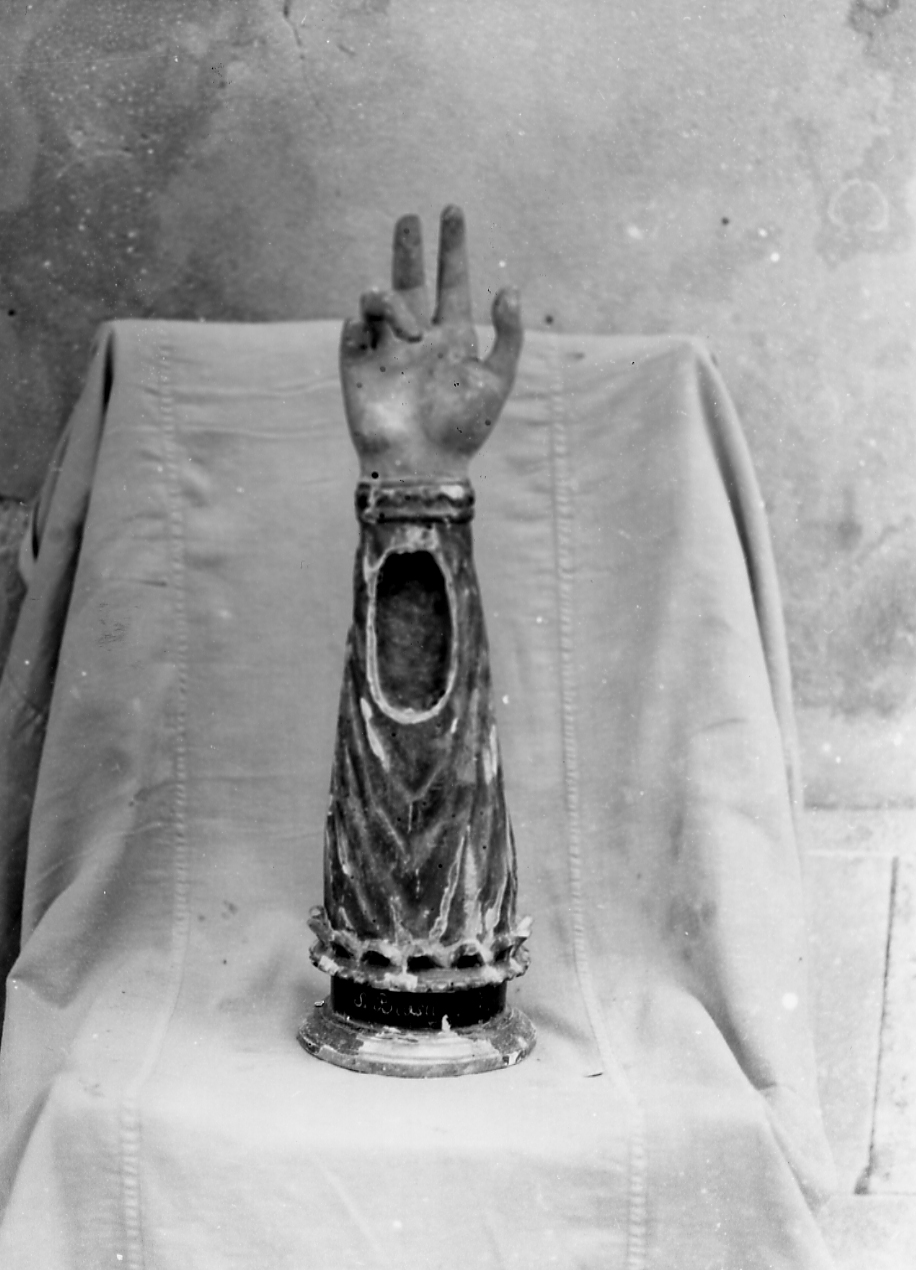 reliquiario, opera isolata - bottega abruzzese (sec. XVIII)