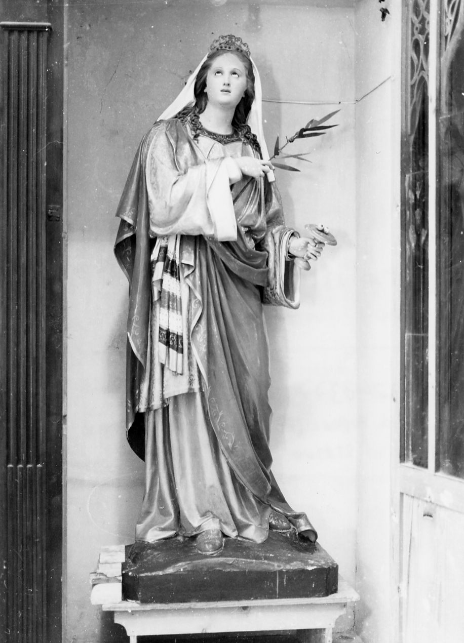Santa Lucia (statua, opera isolata) - bottega abruzzese (sec. XIX)
