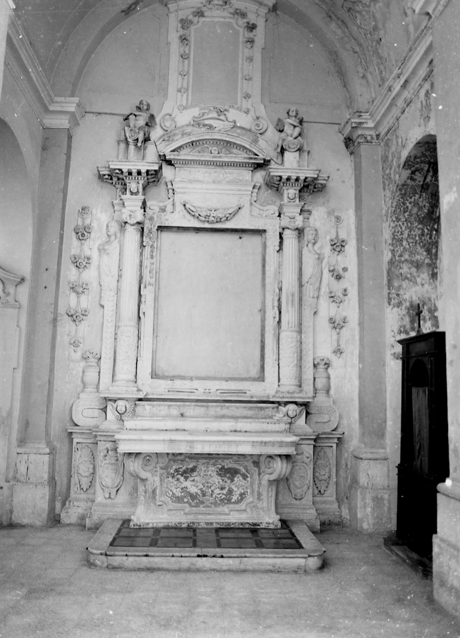 mostra d'altare, opera isolata - bottega abruzzese (sec. XVIII)