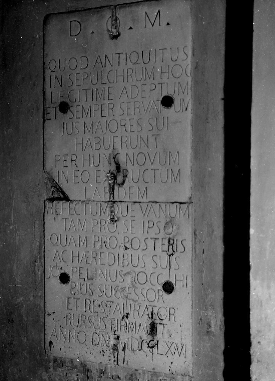 lapide documentaria, opera isolata - bottega abruzzese (sec. XVIII)