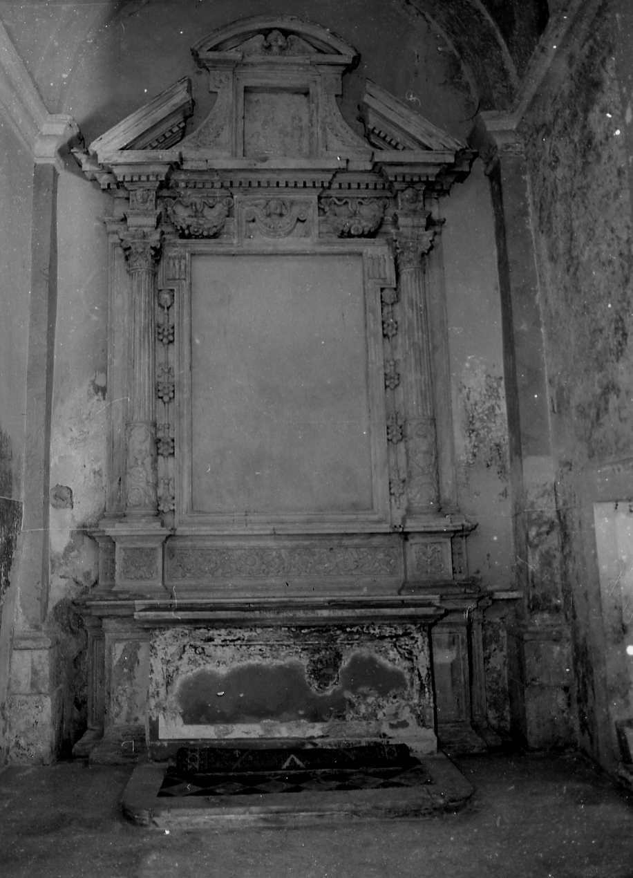 mostra d'altare, opera isolata - bottega abruzzese (sec. XVIII)
