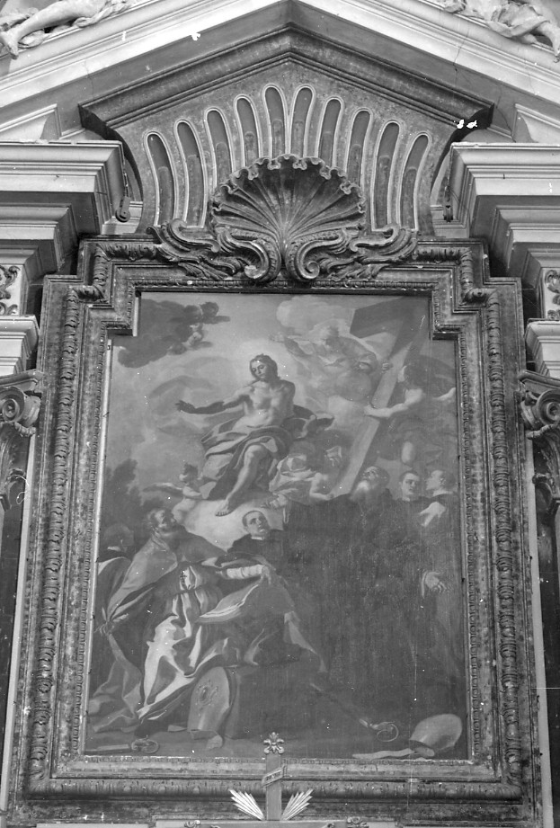 Trinità. San Basilio e Santi (dipinto) di De Mura Francesco (sec. XVIII)
