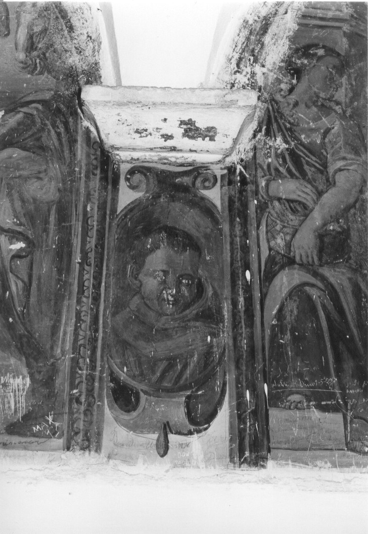 santo francescano (dipinto) - ambito abruzzese (sec. I)