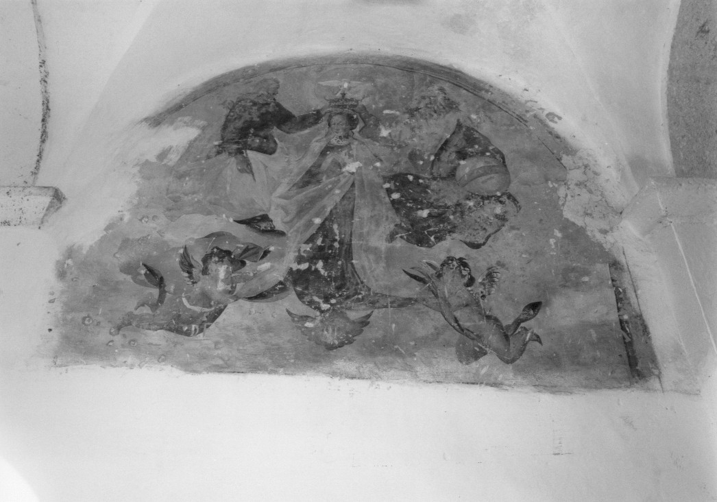 incoronazione di Maria Vergine (dipinto) - ambito abruzzese (sec. I)