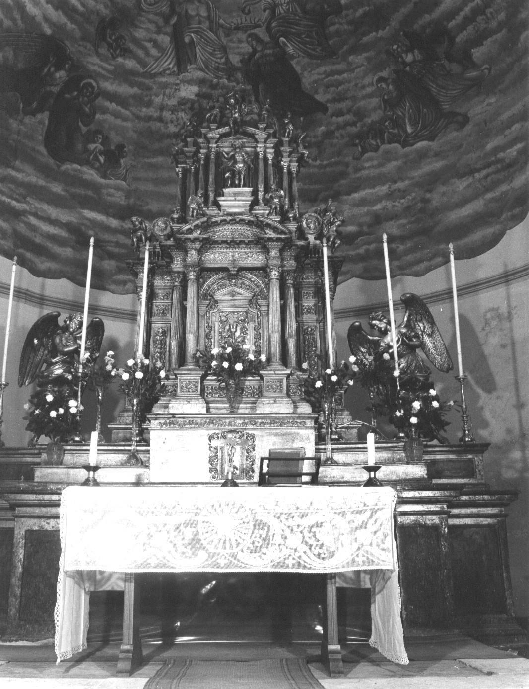 altare - ambito abruzzese (fine sec. XVII)