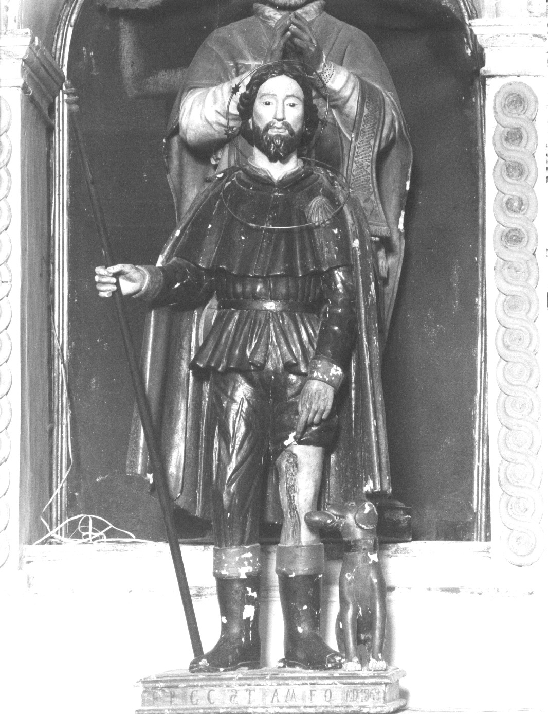 San Rocco (scultura) - ambito abruzzese (sec. XIX)