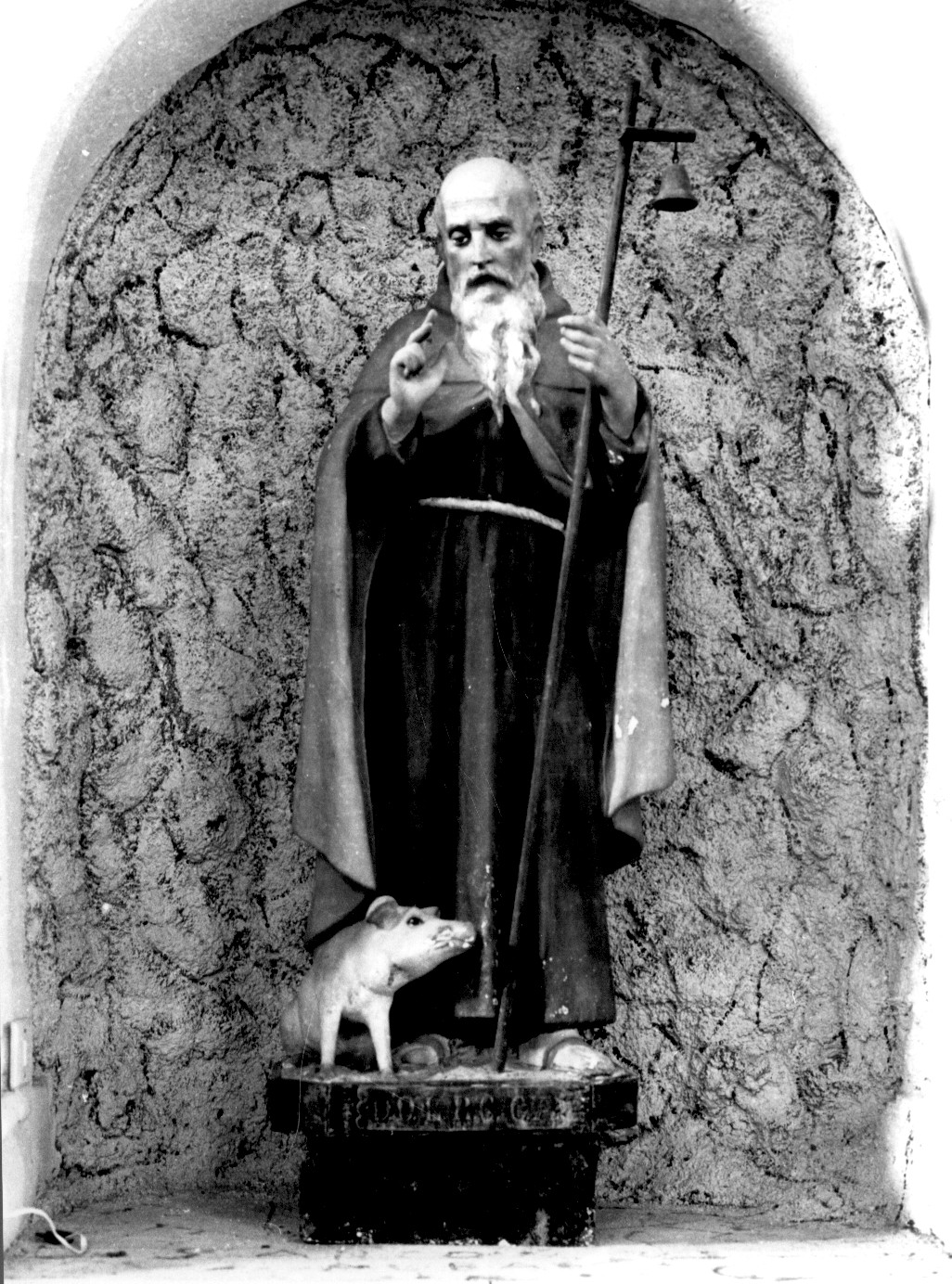 S.Antonio Abate (statua) - ambito abruzzese (sec. XX)