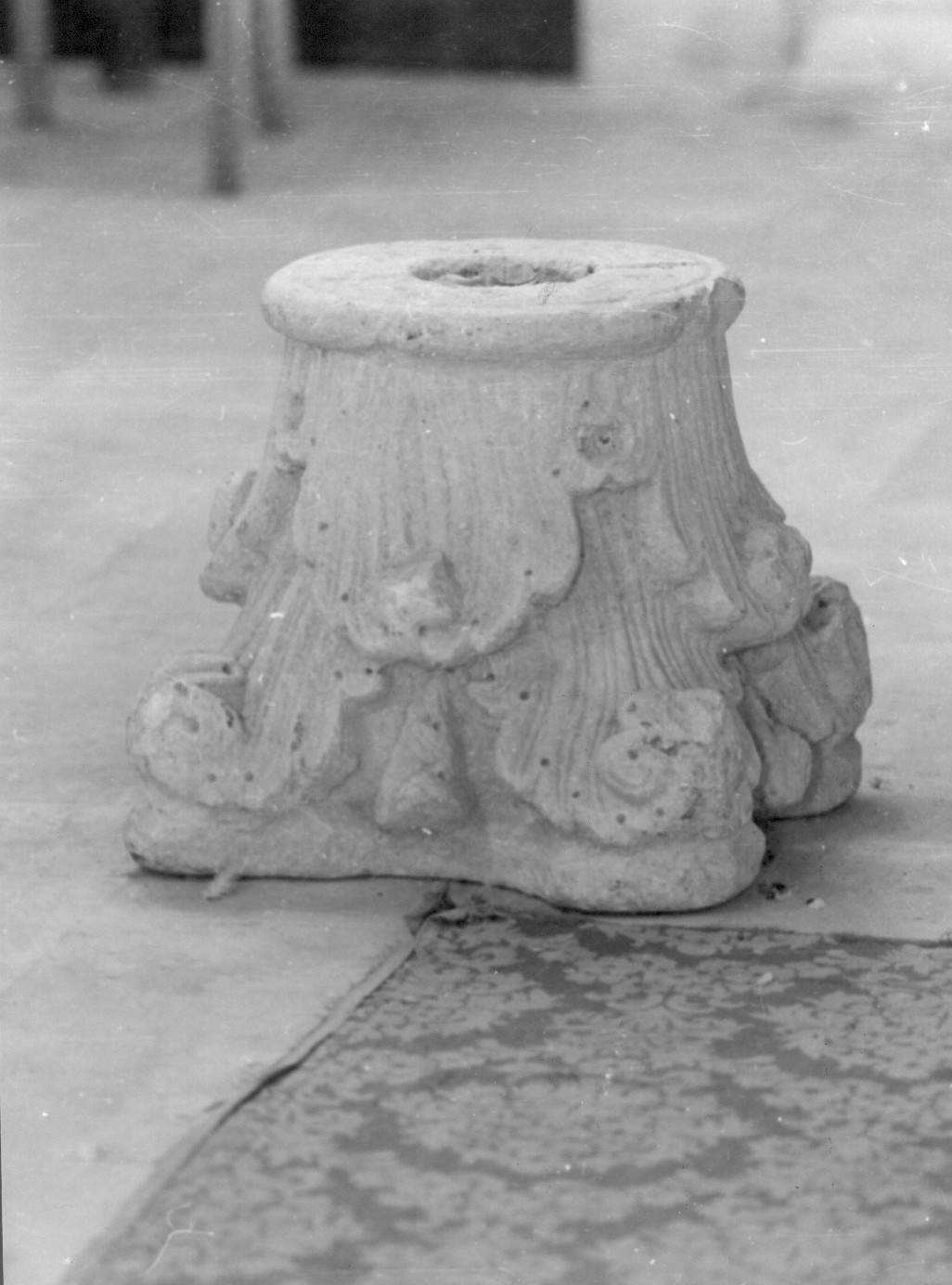 capitello - ambito abruzzese (secc. XVII/ XVIII)