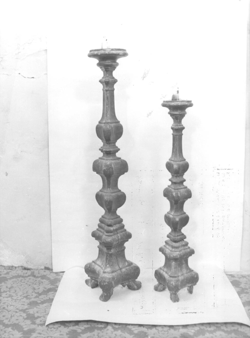 candeliere, serie - ambito abruzzese (secc. XVIII/ XIX)