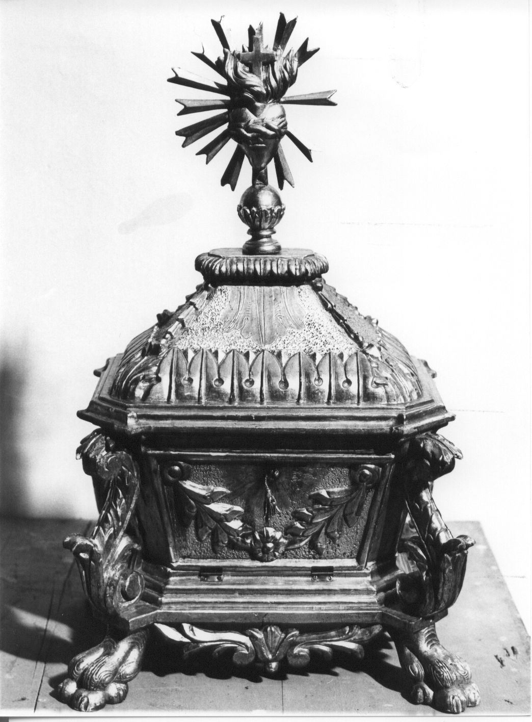 ostensorio, opera isolata - bottega abruzzese (sec. XVIII)