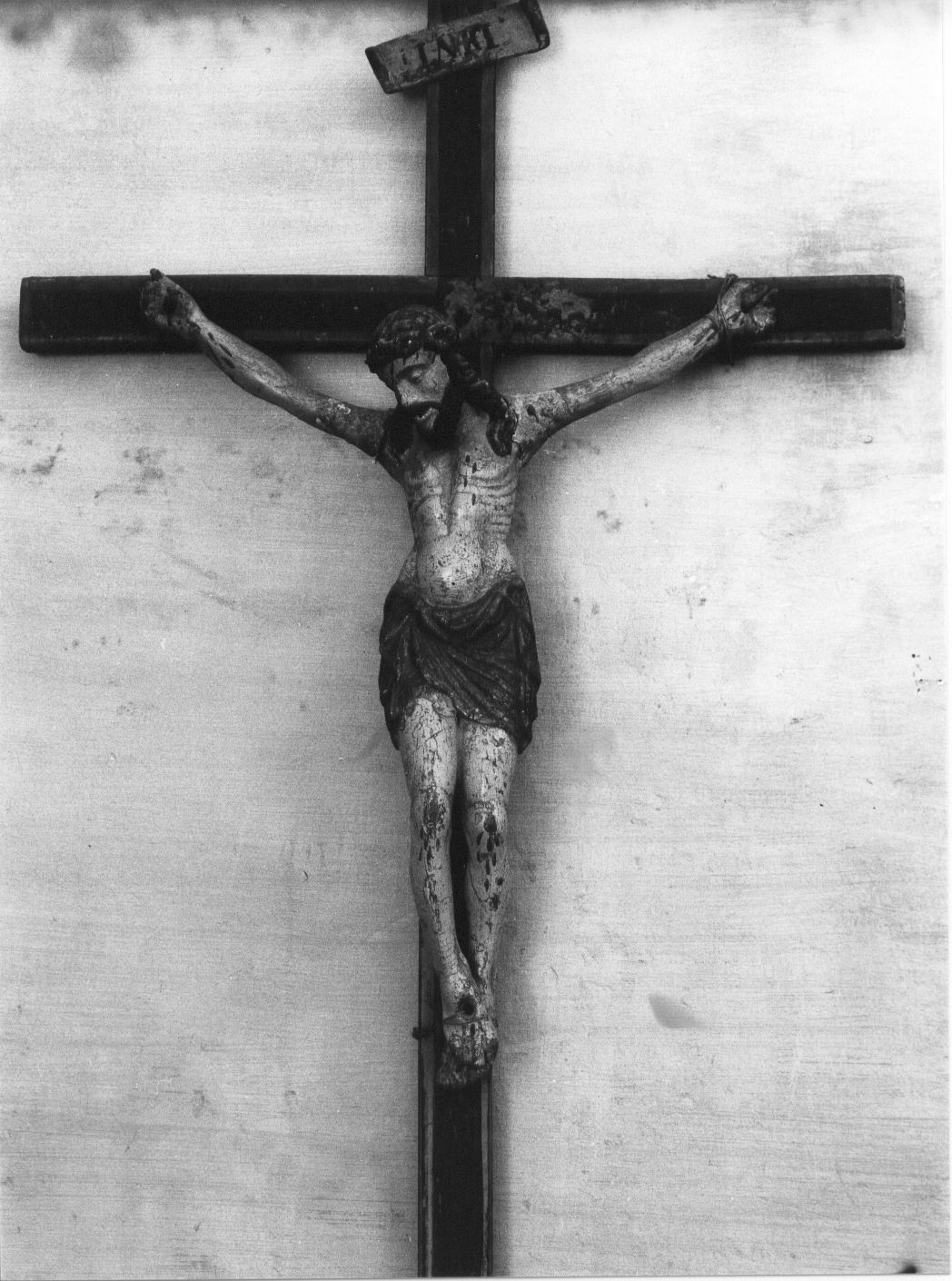 crocifisso, opera isolata - bottega abruzzese (sec. XVIII)