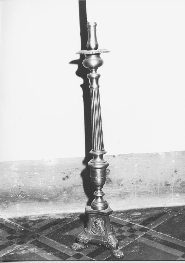candeliere, serie - ambito abruzzese (seconda metà sec. XIX)